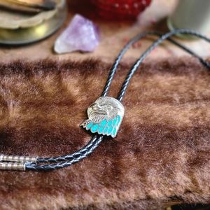 Turquoise Eagle Bolo